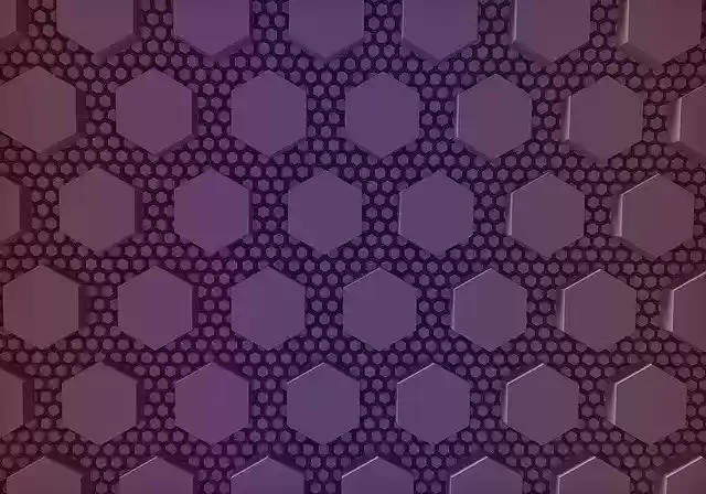 Free download Hexagon Grid Geometric -  free illustration to be edited with GIMP free online image editor