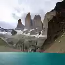 High mountains and blue lake  screen for extension Chrome web store in OffiDocs Chromium
