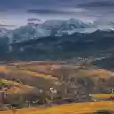 High mountains and villages  screen for extension Chrome web store in OffiDocs Chromium