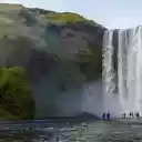 High waterfall  screen for extension Chrome web store in OffiDocs Chromium