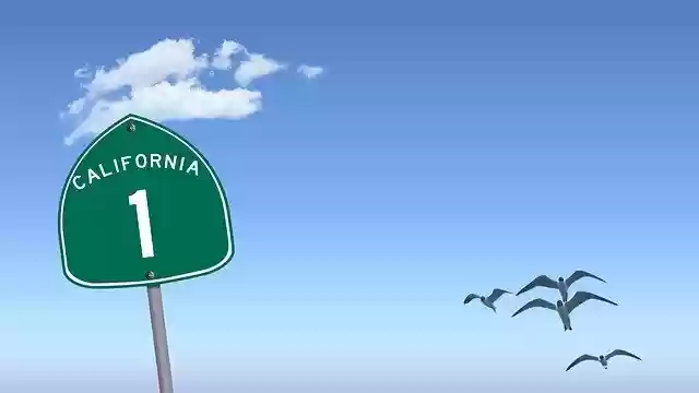 Free download Highway 1 California -  free illustration to be edited with GIMP free online image editor