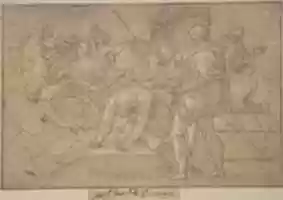 Free download Historical Scene (Composition Study for Chapelle de Guise) free photo or picture to be edited with GIMP online image editor