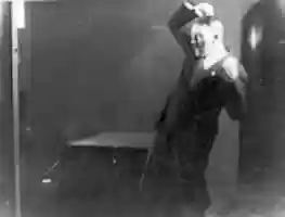 Free download Hitler rehearsing his speech in front of the mirror free photo or picture to be edited with GIMP online image editor