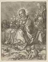 Free download Holy Family on Grassy Bank free photo or picture to be edited with GIMP online image editor