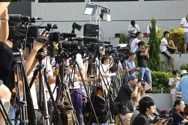 Free download hongkong media camera journalist free picture to be edited with GIMP free online image editor