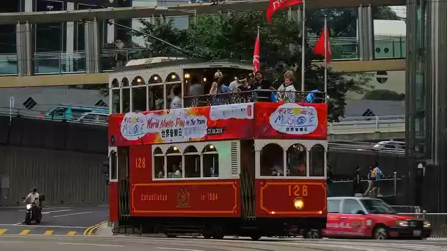 Free download hongkong tram asia hong kong free picture to be edited with GIMP free online image editor