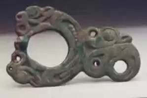 Free download Hook Buckle in the Shape of Three Raptors Heads free photo or picture to be edited with GIMP online image editor