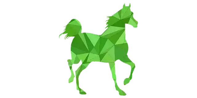 Free download Horse Low Poly Animal Riding -  free illustration to be edited with GIMP free online image editor