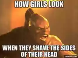 Scarica gratuitamente la foto o l'immagine gratuita di come appaiono le ragazze quando si radono i lati della testa da modificare con l'editor di immagini online GIMP