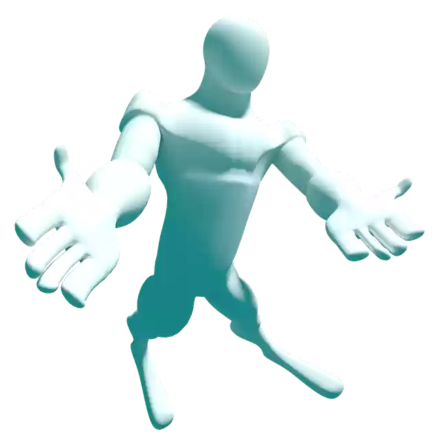 تنزيل مجاني لـ Humanoid With Welcome Posture - رسم توضيحي مجاني يمكن تعديله باستخدام محرر الصور المجاني عبر الإنترنت GIMP