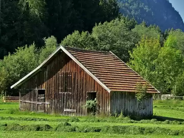 Free download Hut Hay Trees -  free photo or picture to be edited with GIMP online image editor