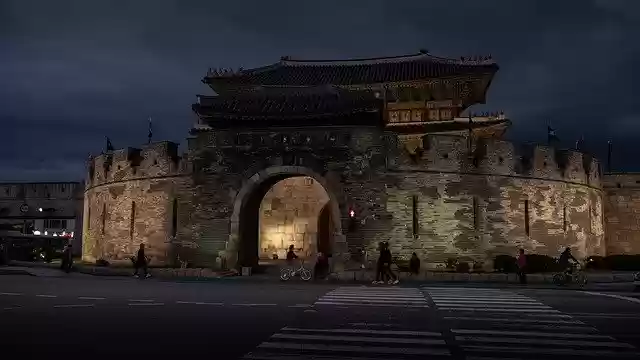Free download Hwaseong Fortress Unesco World -  free free photo or picture to be edited with GIMP online image editor