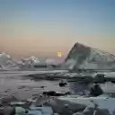 Iceberg and sunset  screen for extension Chrome web store in OffiDocs Chromium