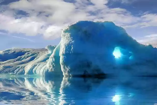 Téléchargement gratuit de l'image gratuite de ciel d'hiver de la mer glacée de l'iceberg à éditer avec l'éditeur d'images en ligne gratuit GIMP