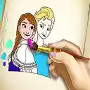 Ice Kingdom Coloring Book  screen for extension Chrome web store in OffiDocs Chromium