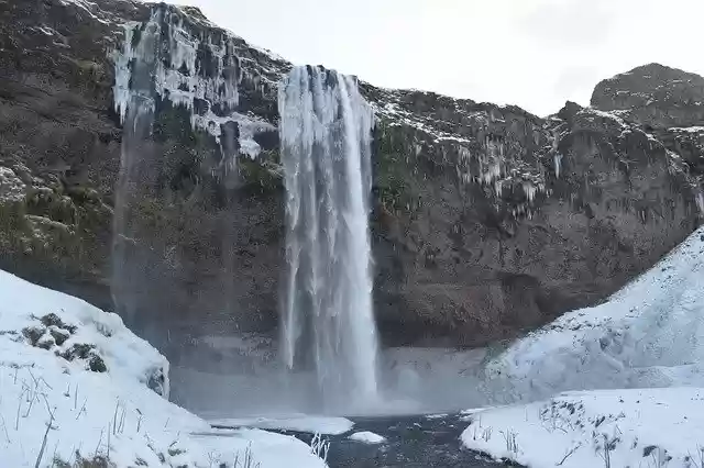 Free download Iceland Waterfall Southern Coast -  free photo or picture to be edited with GIMP online image editor