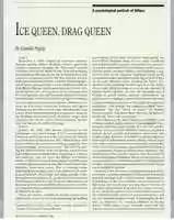 Free download Ice Queen, Drag Queen free photo or picture to be edited with GIMP online image editor