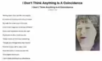 Free download I Dont Think Anything Is A Coincidence free photo or picture to be edited with GIMP online image editor