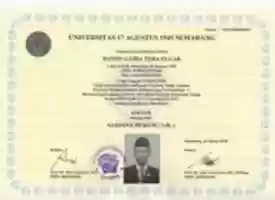 Free download IJAZAH S1 DAN TRANSKRIP NILAI FAKULTAS HUKUM UNIVERSITAS 17 AGUSTUS 1945 (UNTAG) SEMARANG | TANGGAL LULUS: 24 MARET 2020 (GELAR AKADEMIK: SARJANA HUKUM (S.H.) / BACHELOR OF LAWS) free photo or picture to be edited with GIMP online image editor