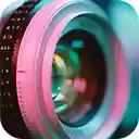 Illuminated abstract circle glasses  screen for extension Chrome web store in OffiDocs Chromium