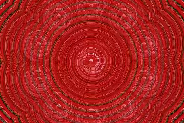 Free download Illusion Red Swirls -  free illustration to be edited with GIMP free online image editor