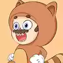 Illustration Mario Tanooki THEME FOR CHROME  screen for extension Chrome web store in OffiDocs Chromium