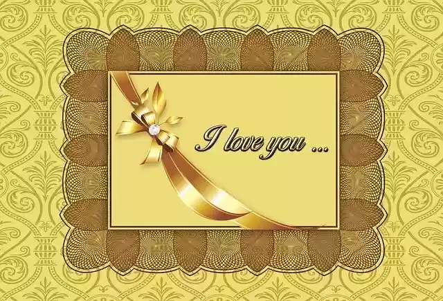 Free download I Love You Card Greeting -  free illustration to be edited with GIMP free online image editor