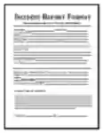 Free download Incident report template DOC, XLS or PPT template free to be edited with LibreOffice online or OpenOffice Desktop online