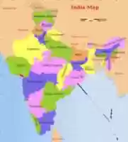 Free download India Map with State and Districts free photo or picture to be edited with GIMP online image editor