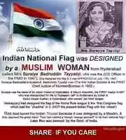 Free download Indian National Flag Designer A Muslim Women Suraiya Badruddin Tayyabji free photo or picture to be edited with GIMP online image editor