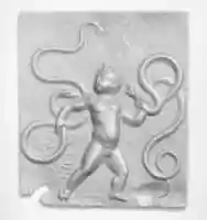 Free download Infant Hercules strangling two serpents free photo or picture to be edited with GIMP online image editor