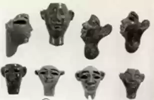 Free download Inlay elements from shrine: 8 heads free photo or picture to be edited with GIMP online image editor
