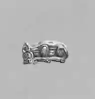 Free download Inlays for a silver plate in the form of a hare and a feline free photo or picture to be edited with GIMP online image editor