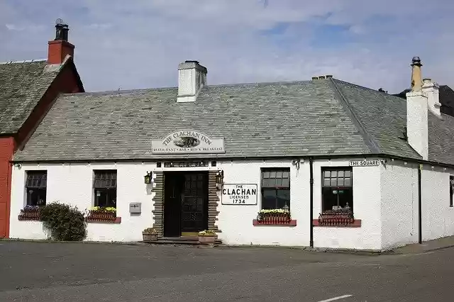 Free download Inn Building Pub -  free photo or picture to be edited with GIMP online image editor