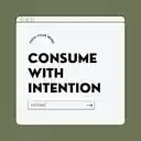 Intentional Consumption  screen for extension Chrome web store in OffiDocs Chromium