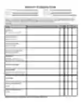 Free download Interview Evaluation Form 1 DOC, XLS or PPT template free to be edited with LibreOffice online or OpenOffice Desktop online
