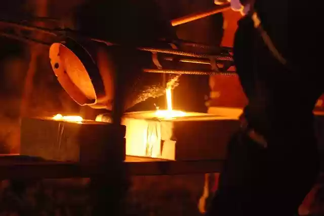 Free download Iron Pour Molten -  free photo or picture to be edited with GIMP online image editor