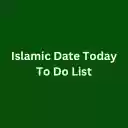 Islamic Date Today To Do List  screen for extension Chrome web store in OffiDocs Chromium