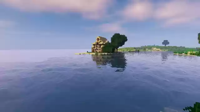 Free download Island Computer Game Minecraft -  free illustration to be edited with GIMP free online image editor