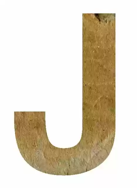 Free download J Alphabet Letter -  free illustration to be edited with GIMP free online image editor