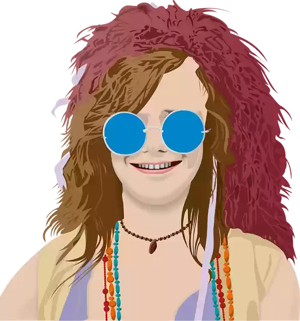 Free download Janis Joplin Hippie Singer - Free vector graphic on Pixabay free illustration to be edited with GIMP free online image editor