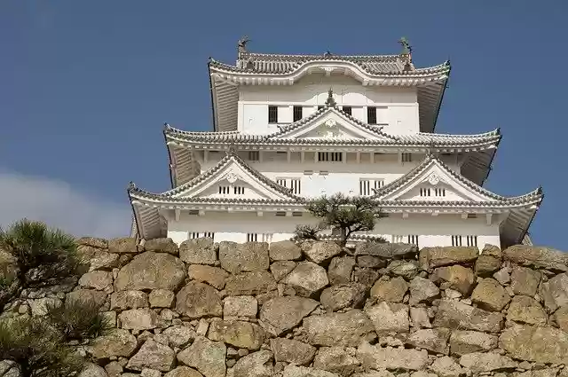 Free download Japan Himeji Castle free photo template to be edited with GIMP online image editor
