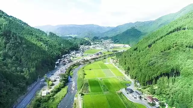 Free download Japan Landscape Aerial View -  free photo or picture to be edited with GIMP online image editor