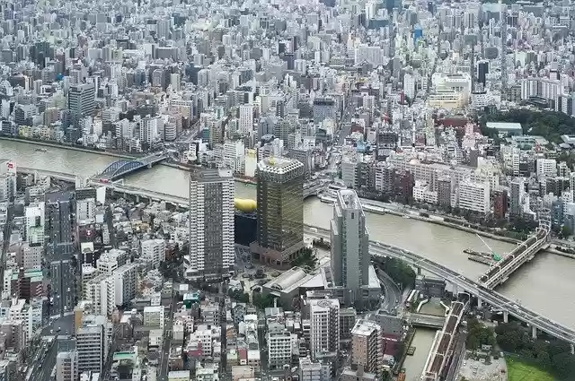 Téléchargement gratuit Japon Tokyo Buildings - photo ou image gratuite à éditer avec l'éditeur d'images en ligne GIMP