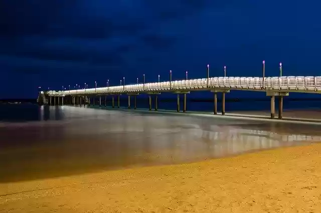 Free download Jetty Bridge Sea -  free photo or picture to be edited with GIMP online image editor