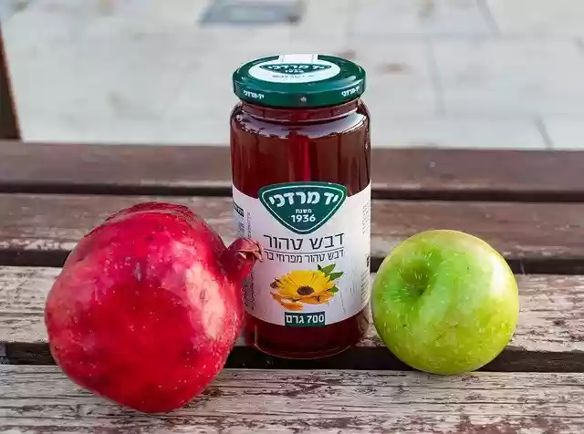 Free download Jewish New Year Sweet Holiday -  free photo or picture to be edited with GIMP online image editor