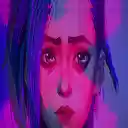 Jinx Arcane Wallpaper Theme  screen for extension Chrome web store in OffiDocs Chromium