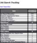 Free download Job Tracker Sheet Microsoft Word, Excel or Powerpoint template free to be edited with LibreOffice online or OpenOffice Desktop online
