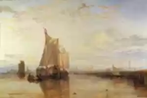 Free download Joseph Mallord William Turner Dort Or Dordrecht The Dort Packet Boat From Rotterdam Becalmed free photo or picture to be edited with GIMP online image editor