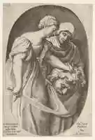 Free download Judith with the Head of Holofernes, from Four Old Testament Subjects free photo or picture to be edited with GIMP online image editor
